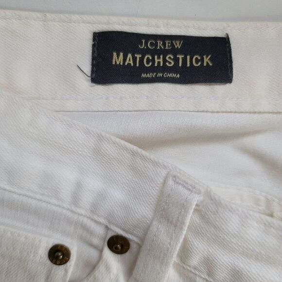 J.Crew Matchstick brilliant white jeans skinny - Picture 4 of 6